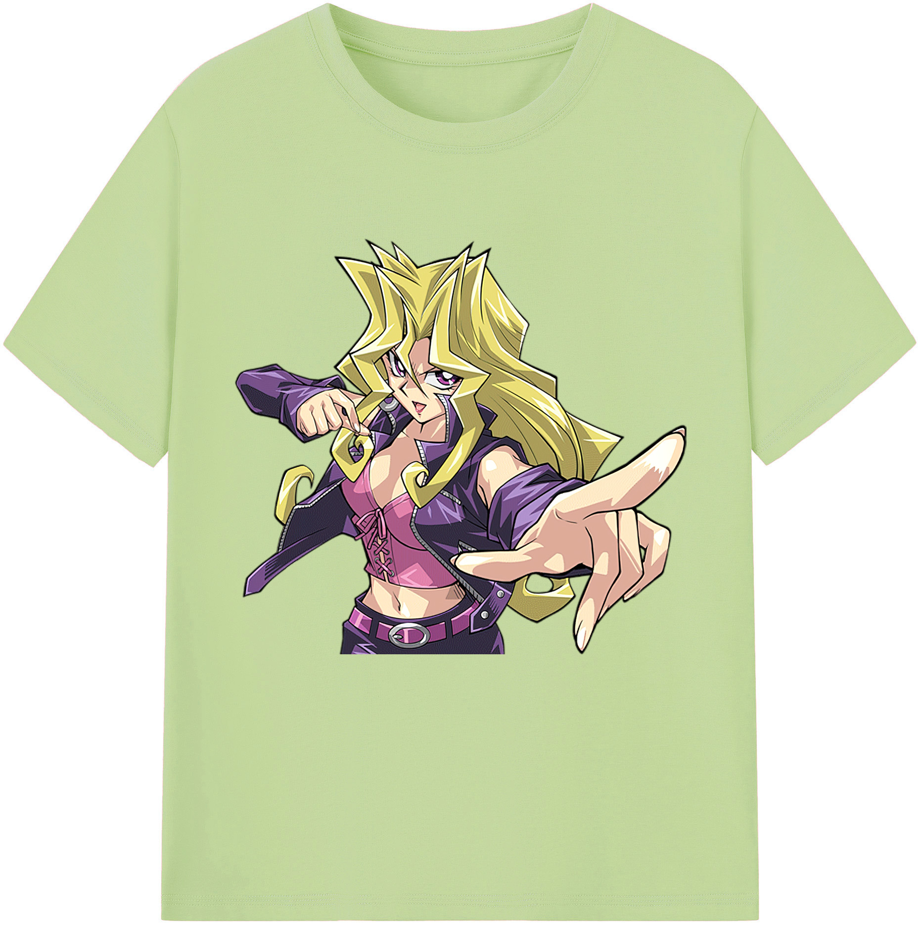 （画像用） 遊☆戯☆王 Yu-Gi-Oh! 綿100％半袖Tシャツ（フロントプリント）